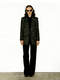 Metallic Tweed Blazer